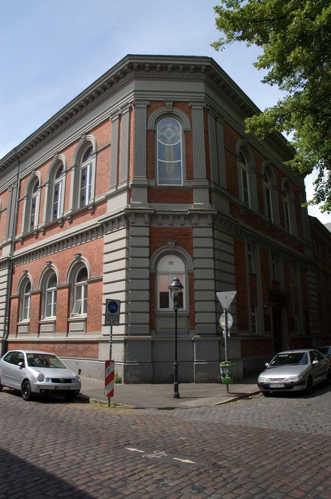 Das Logenhaus an der St.-Annen-Straße in Lübeck von außen